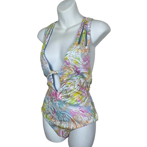 Becca by Rebecca Virtue Swimsuit Size L One Piece Women's‎ Hot Springs - Picture 5 of 9